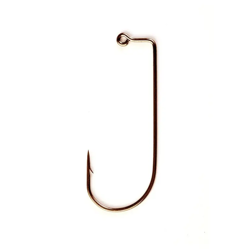 Eagle Claw Aberdeen Jig Hook Round Bend 90 Deg Bronze 2