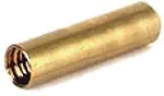 J Dewey Brass Brush Adapter .22-.26 Caliber