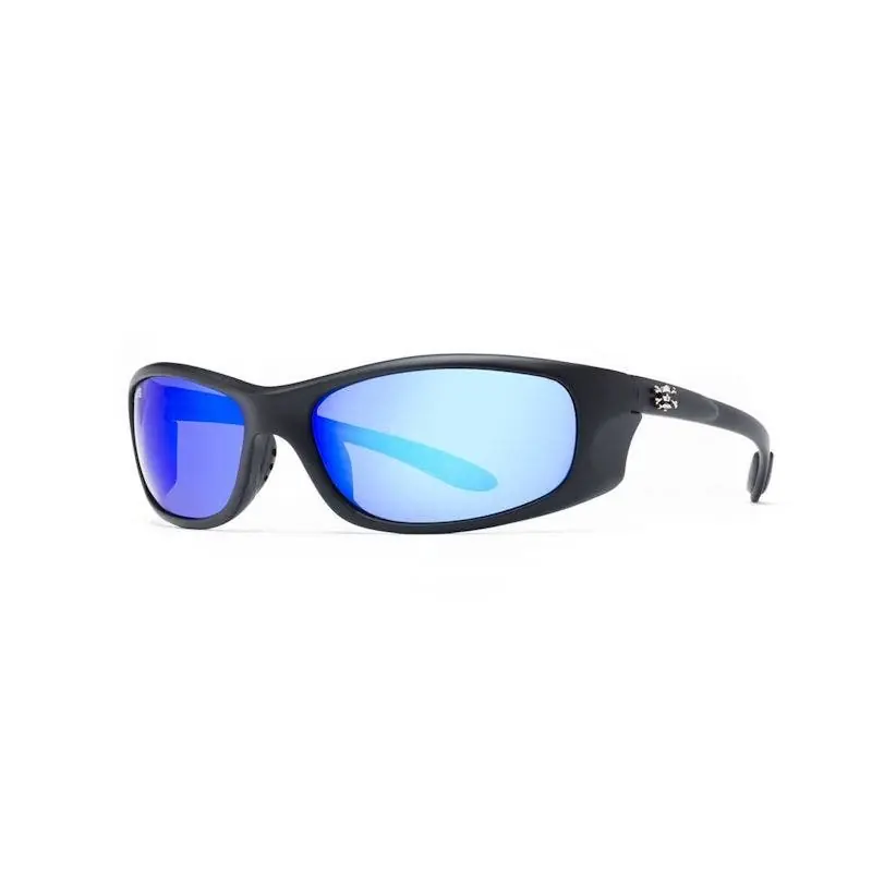 Calcutta Los Cabos Sunglasses Matte Black/Blue Mirror Lens