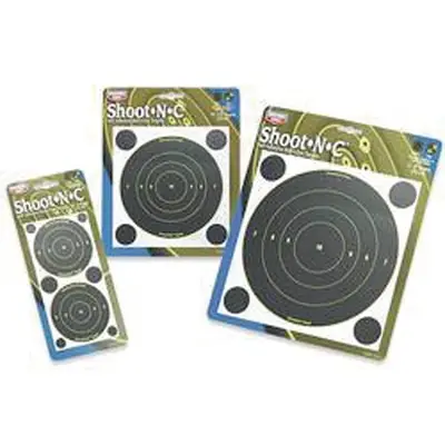 Birchwood Casey Shoot-N-C 6" Rd Bullseye 60 Targets 240 Pasters