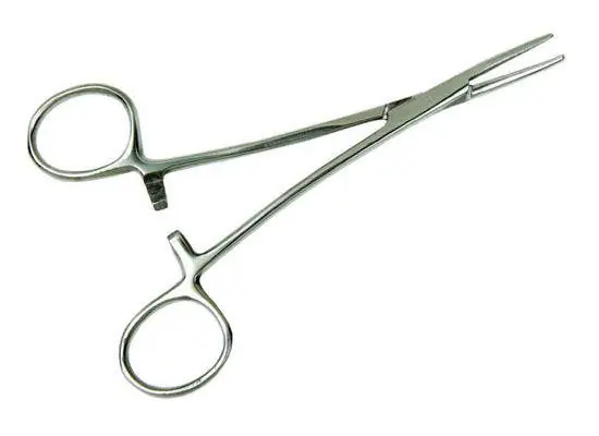 Anglers‘ Choice 5" Stainless Steel Locking Forcep Silver