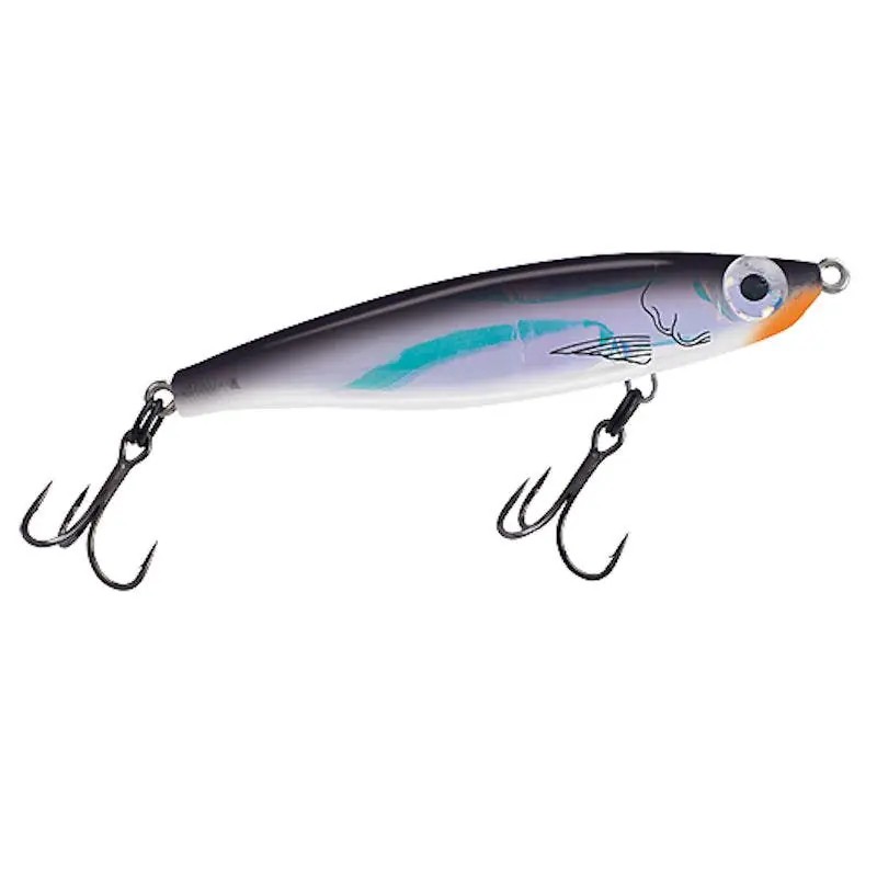 MirrOlure C-Eye Pro Series Susp. Twitchbait 1/2oz Black/White/Silver