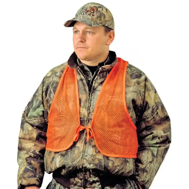Hunter‘s Specialties Adult Mesh Safety Vest Safety Orange One Size