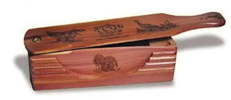 Top Calls Laser Engraved Cedar Box Call