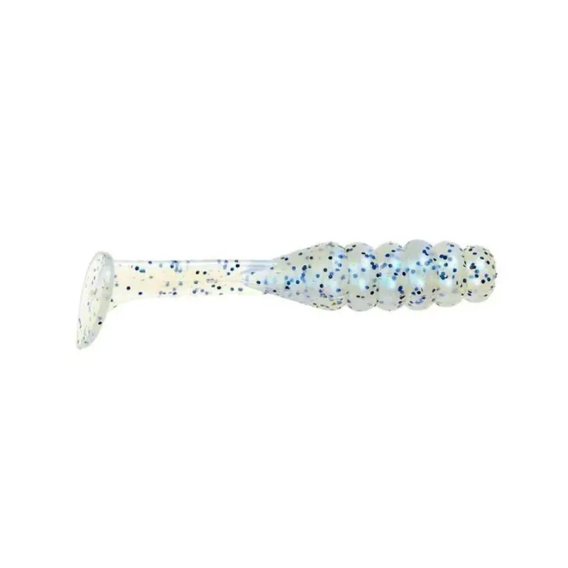 Strike King Mr. Crappie Slabalicious Soft Bait - 2" Glimmer Blue