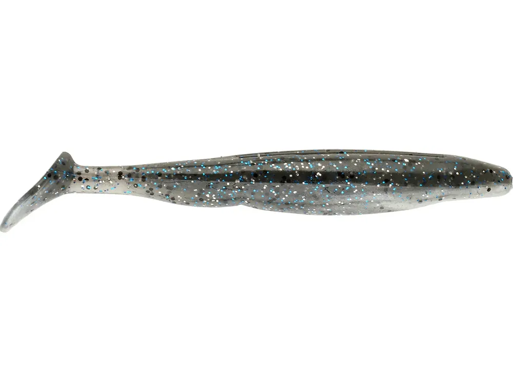 Strike King KVD Perfect Plastics Swim‘n Caffeine Shad - 4" Smokey Shad