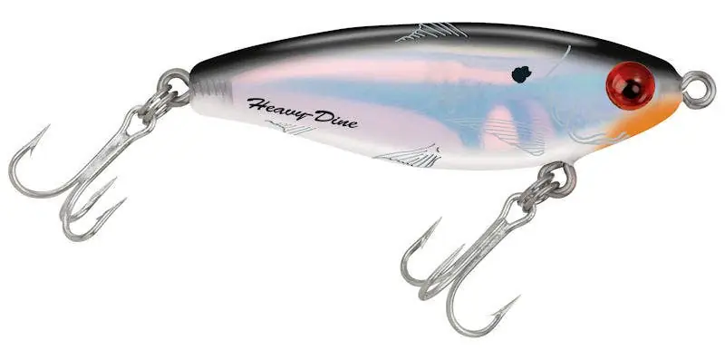 MirrOlure 18MR Heavy Dine Suspending Twitchbait - Black Back/White Belly Silver