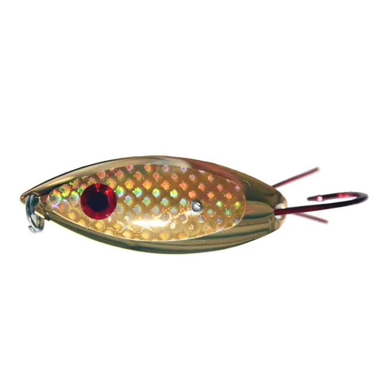 Aqua Dreams Weedless Willow Spoon Gold w/ Gold Scale