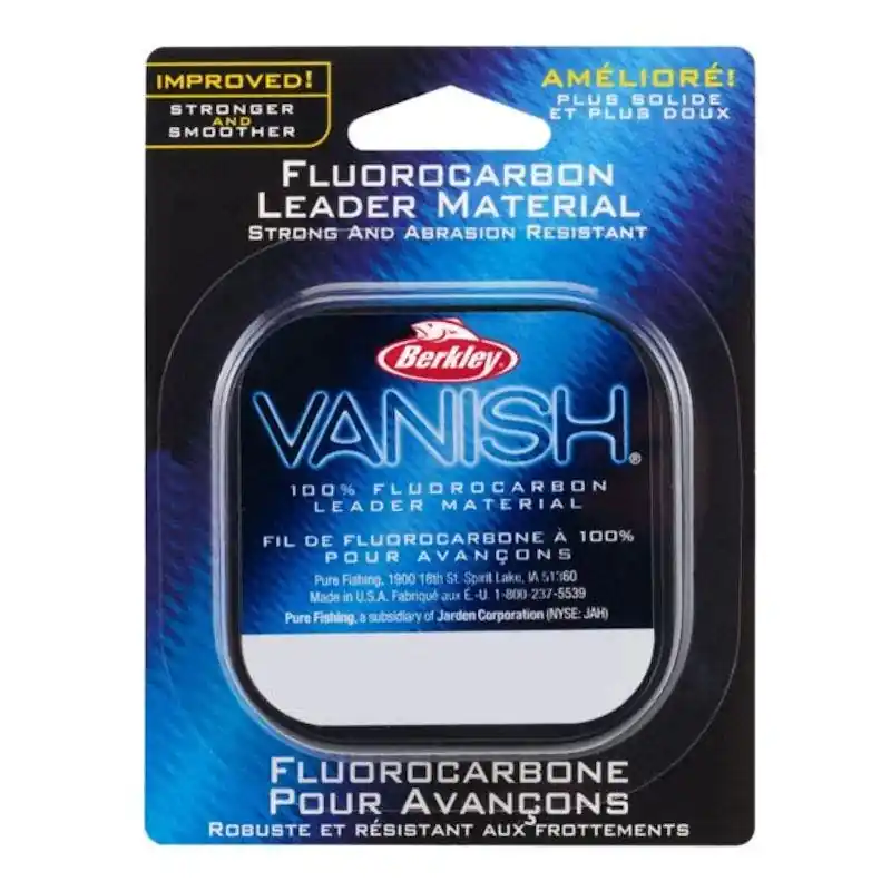 Berkley Vanish Fluoro Leader Material Pocket Pak Clear