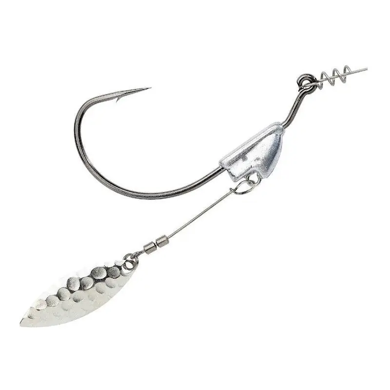 Owner Flashy Swimmer Bass Hook with CPS Black Chrome