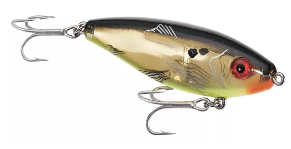 MirrOlure MirrOdine XL 27MR Twitchbait - Black Back/Gold/Chartreuse