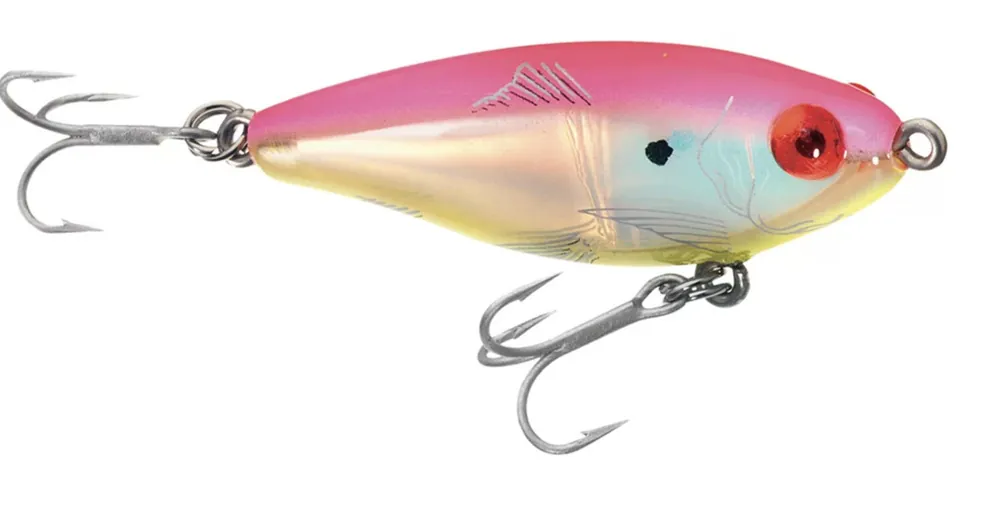 MirrOlure MirrOdine XL 27MR Suspending Twitchbait - Pink Chartreuse Silver
