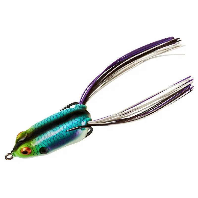 Booyah Pad Crasher Jr - 2" 1/4 oz Aqua Frog