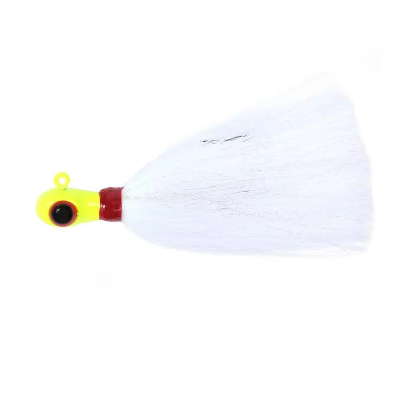 Sea Striker Bug Eye Jig - 3 oz. Chartreuse/White