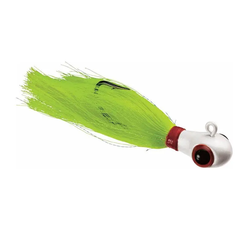 Sea Striker Bug Eye Jig - 1 1/2 oz. White Chartreuse