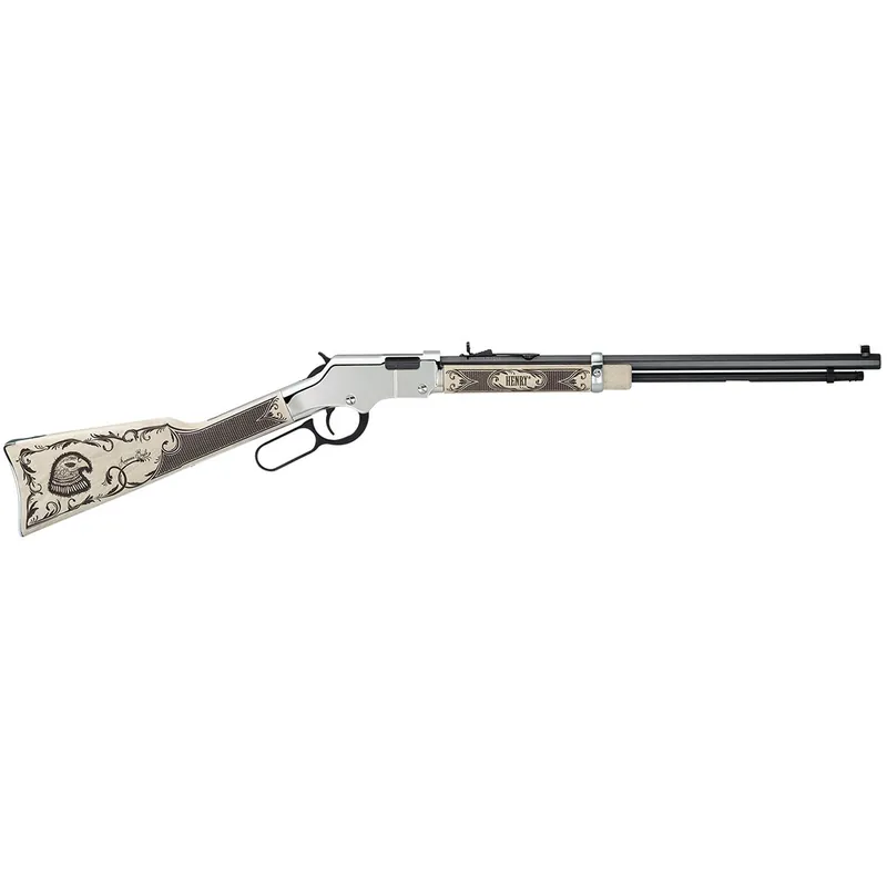 Henry The American Eagle 22 S/L/LR Rifle 20" 16 LR/21 S Ivory/Walnut