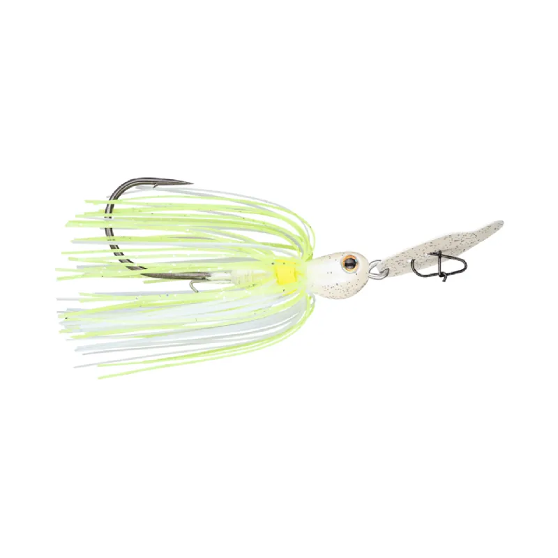 Strike King Thunder Cricket Vibrating Jig - 1/2 oz. Chartreuse Blue Glimmer