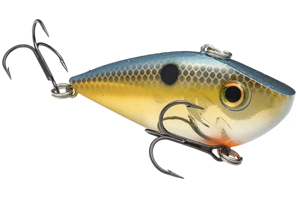 Strike King Red Eyed Shad Lipless Crankbait - Gold Sexy Shad 1/4 oz.
