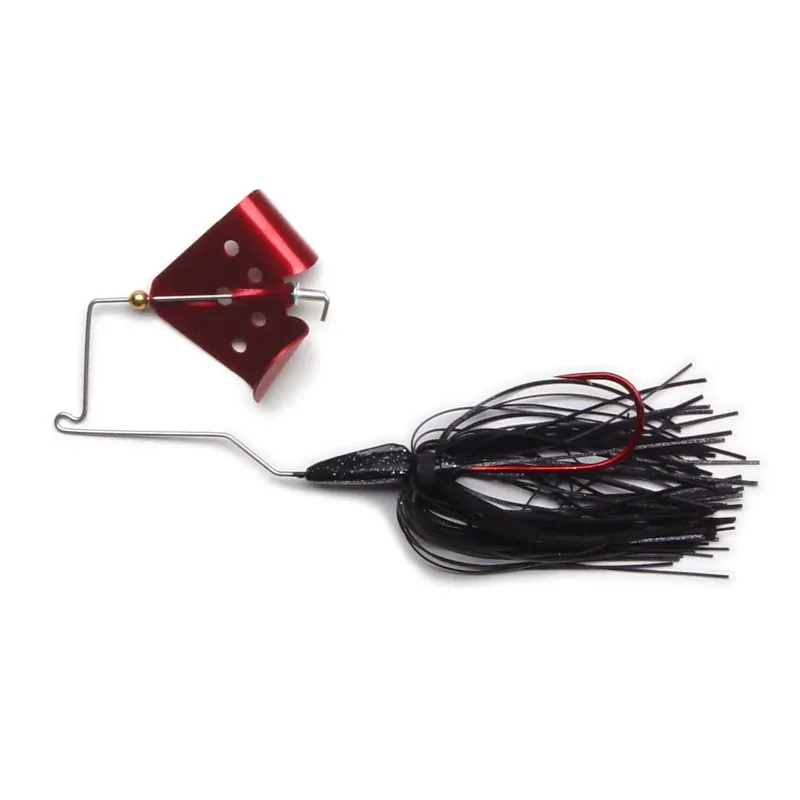 MegaStrike Cavitron Buzz Bait - 3/8 oz. Black Skirt/Red