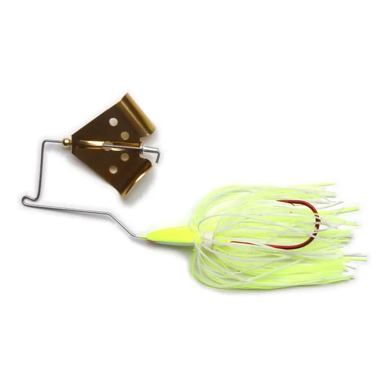 MegaStrike Cavitron Buzz Bait - 1/4 oz. Chartreuse/White