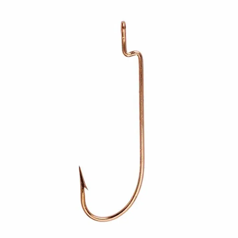 Eagle Claw Lazer Sharp Worm Z-Bend Rotating Hook Bronze
