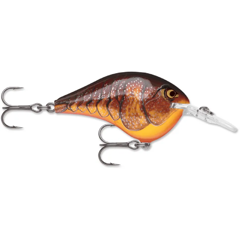 Rapala DT 6 Crankbait - 3/8 oz. Dark Brown Crawdad