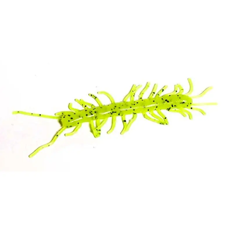 River Rock Baits Helgripede 3.5" - Chartreuse Pepper