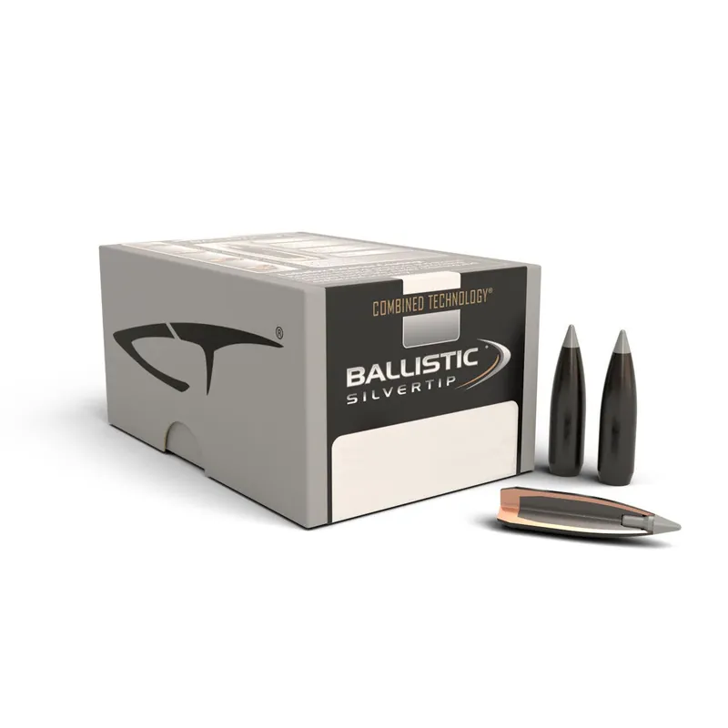 Nosler Ballistic Silvertip Bullet 30 Cal 180 Gr Spitzer 50/Box