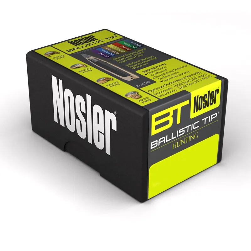 Nosler Ballistic Tip Bullet 270 Cal 140 Gr 50/Box