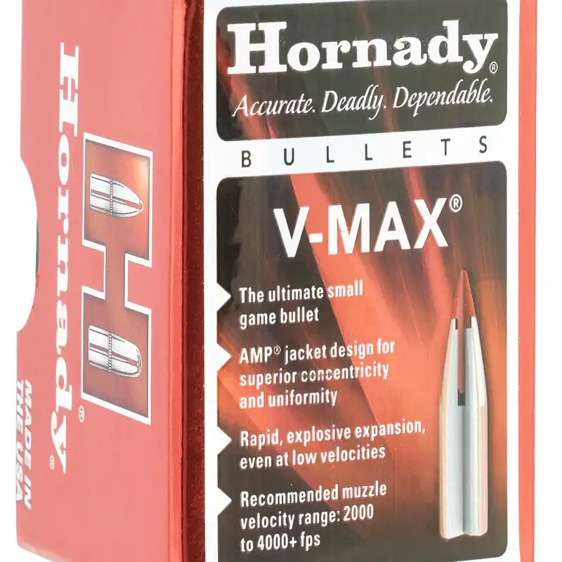 Hornady Varmint Bullet 224 Cal 55 Gr V-Max 250/Box