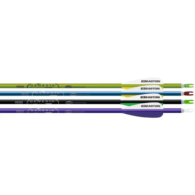 Easton XX75 Genesis 1820 Multi-Colored Archery Arrows 30" 925548