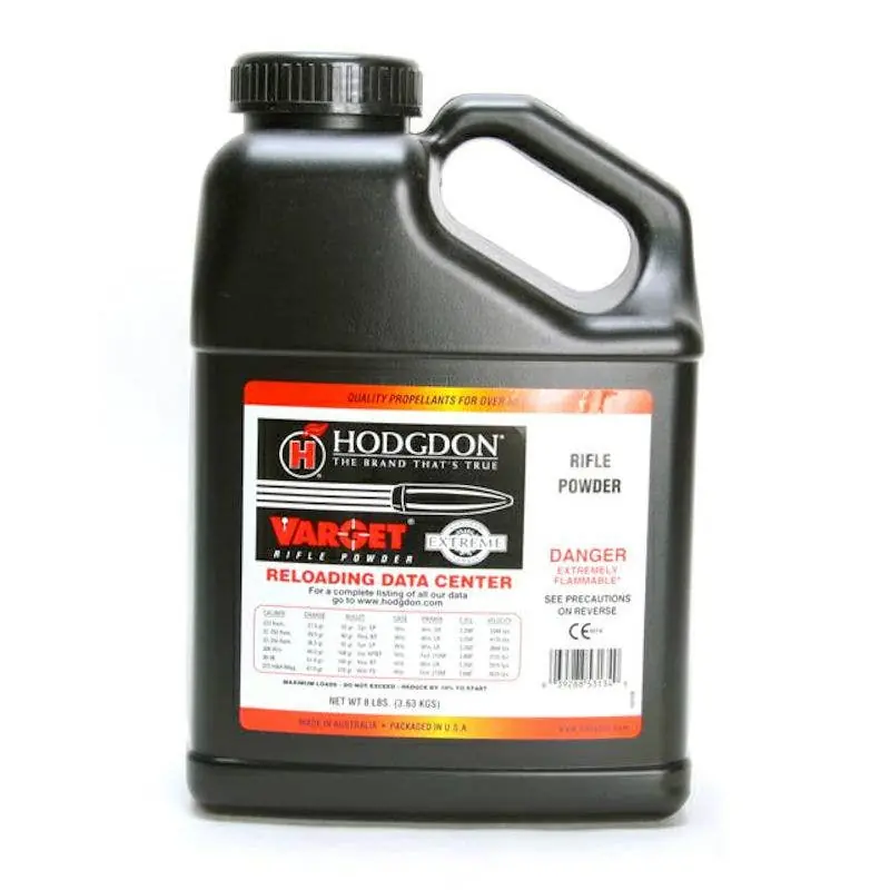 Hodgdon VARGET Smokeless Extreme Rifle Powder 8 lb.