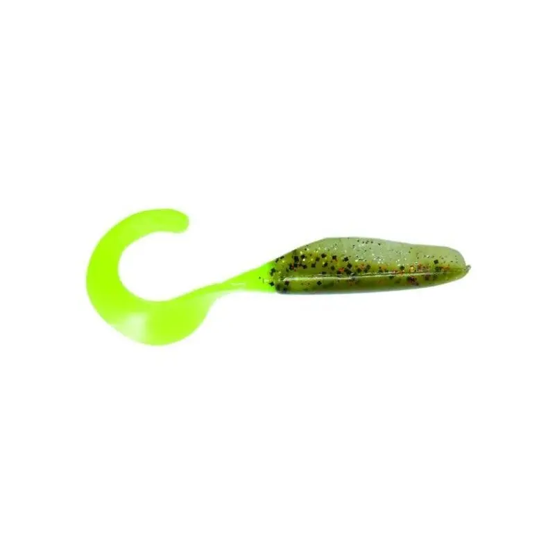 Bass Assassin 4 Curly Tail Shad Saltwater Lure 10-Pack"