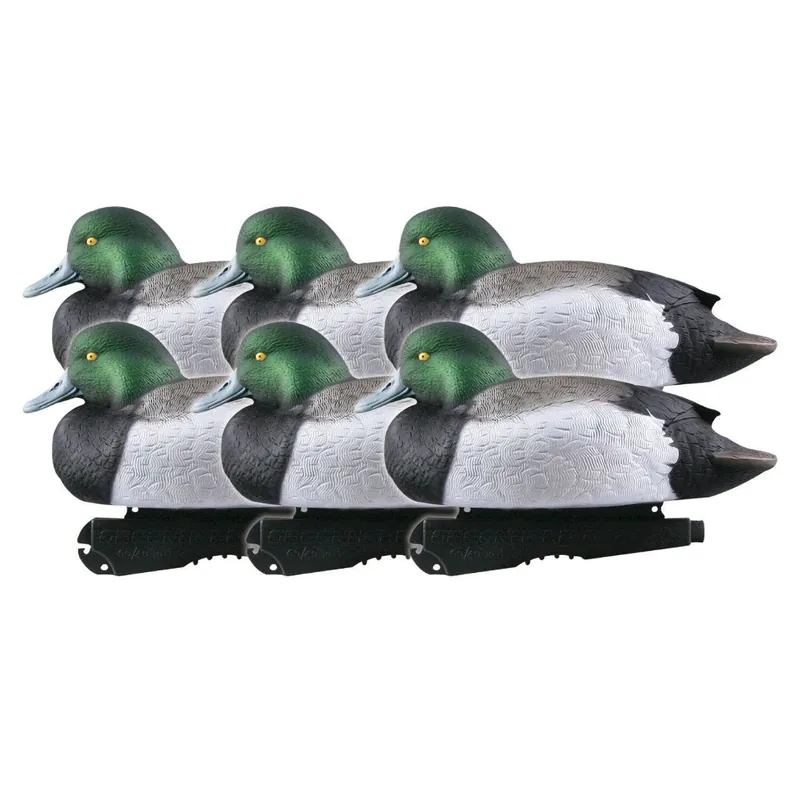 Greenhead Gear Hunter Series Oversize Foam-Filled Bluebill Decoys 6-Pack