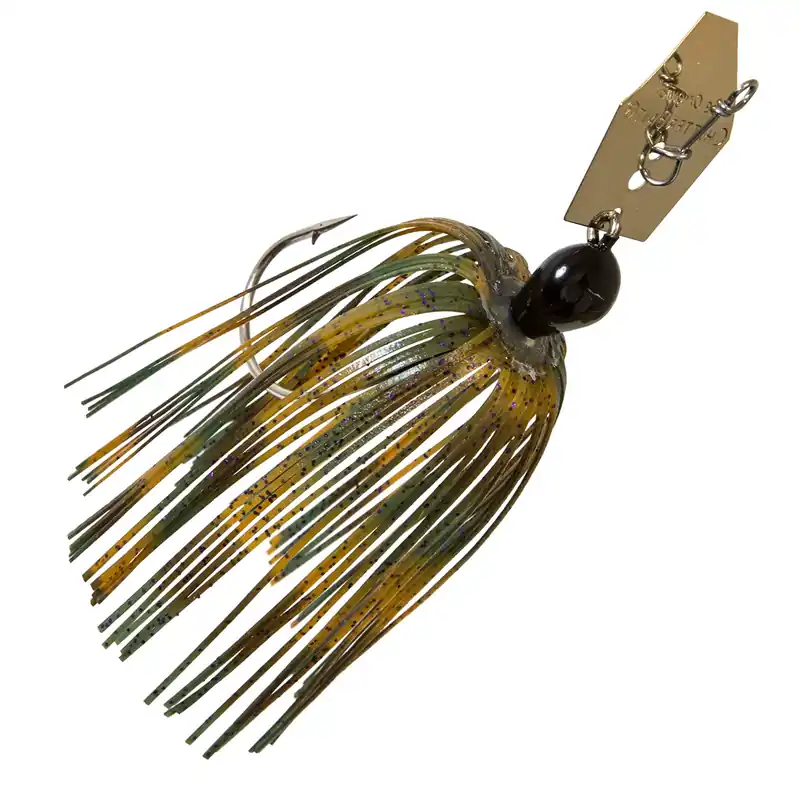 Z-Man Original Chatterbait Fishing Lure 3/8 oz - Green Pumpkin Purple