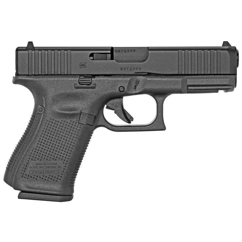 Glock G19 Gen5 Pistol 9mm Matte Black 4.02" PA195S203