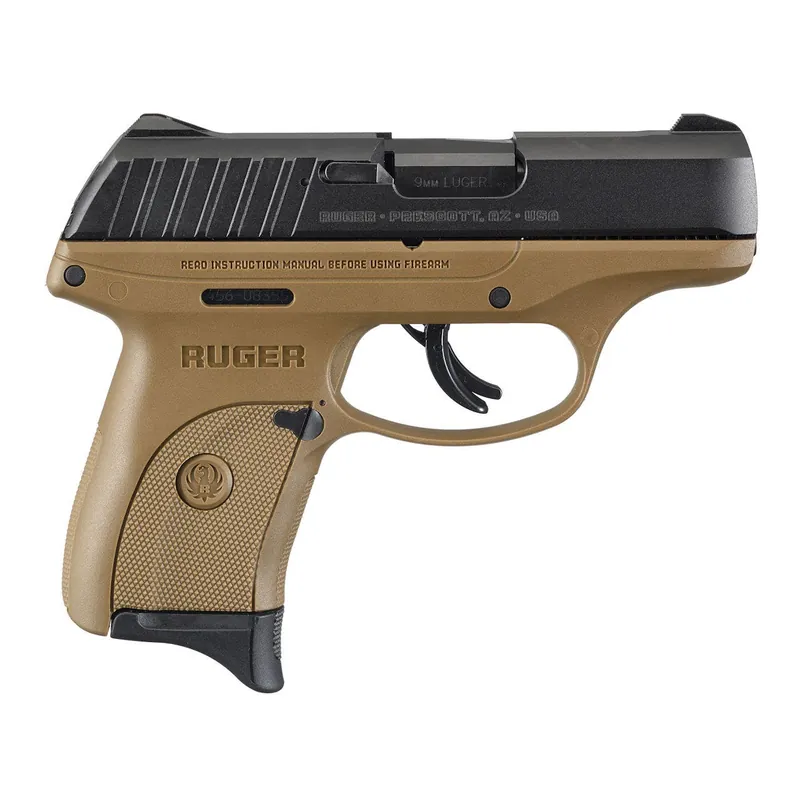 Ruger EC9s Pistol 9mm Black/Flat Dark Earth 3.12" 3297