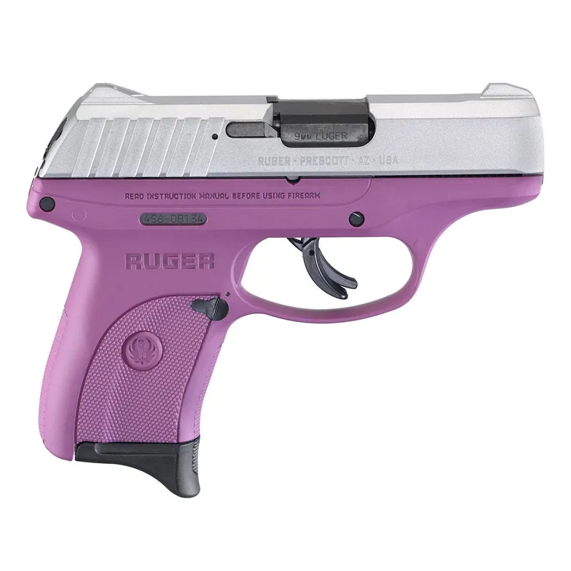 Ruger EC9s Pistol 9mm Purple/Stainless 3.12" 3295