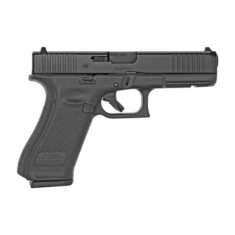 Glock G17 Gen5 Pistol 9mm Matte 4.9"