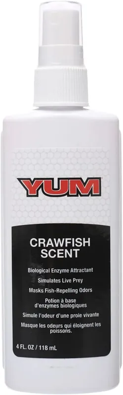 Yum Spray Attractant Crawfish Scent 4 oz. Spray Bottle YA4-02