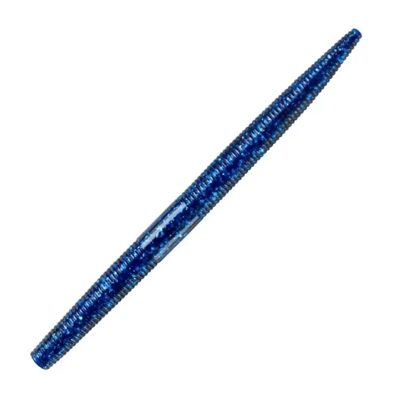 YUM Dinger 5" Soft Plastic Worm - Black/Blue Laminate