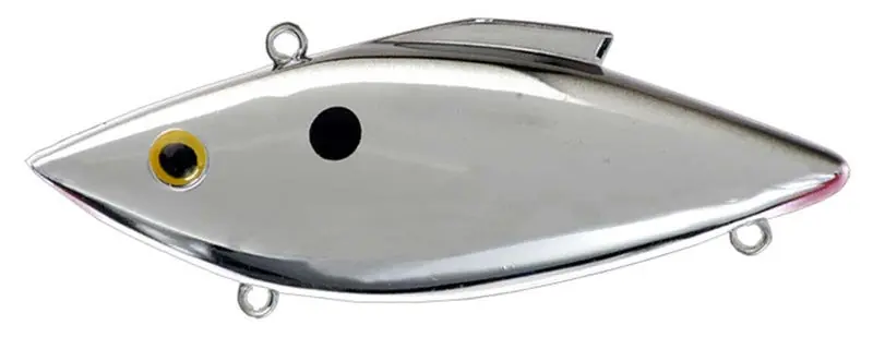 Bill Lewis Original Rat-L-Trap Crankbait - Chrome/Black Back 1/2 oz. 3"