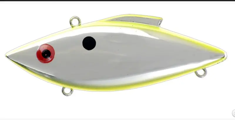 Bill Lewis Original Rat-L-Trap Crankbait - Silver Blue Chrome 1/2 oz. 3"