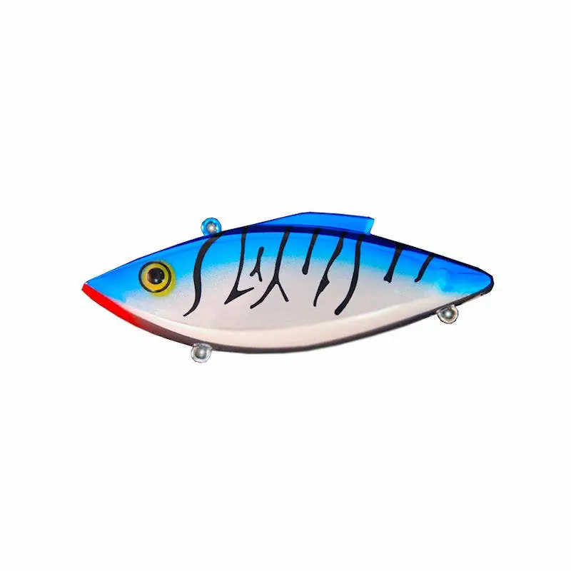 Bill Lewis Original Rat-L-Trap Crankbait - Chrome Blue Black Stripe 1/2 oz. 3"