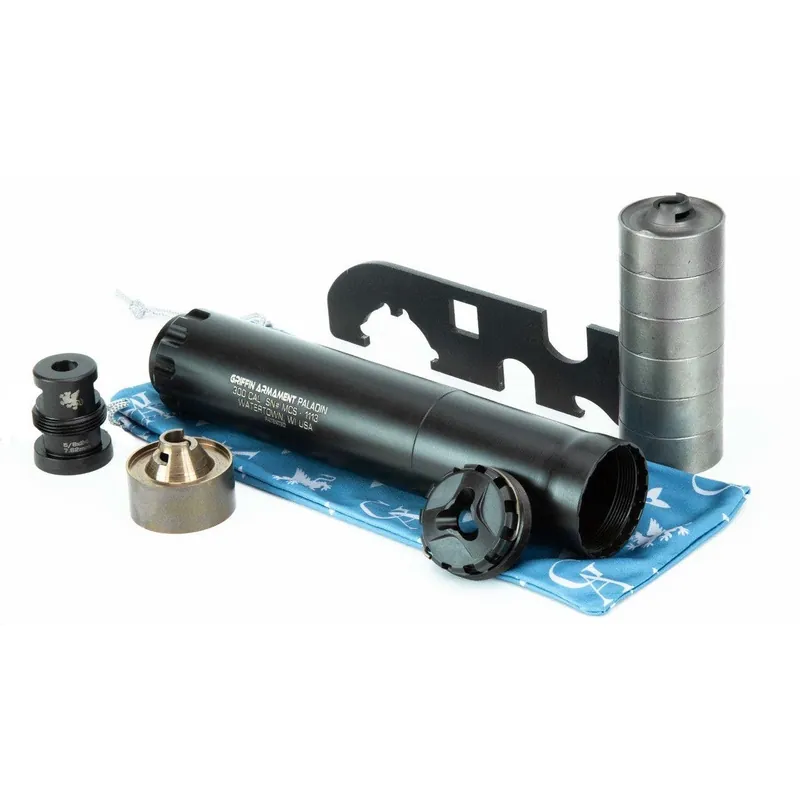 Griffin Armament Paladin .300 Suppressor 7.62mm .30 .300 Blackout 5.56mm Black 7