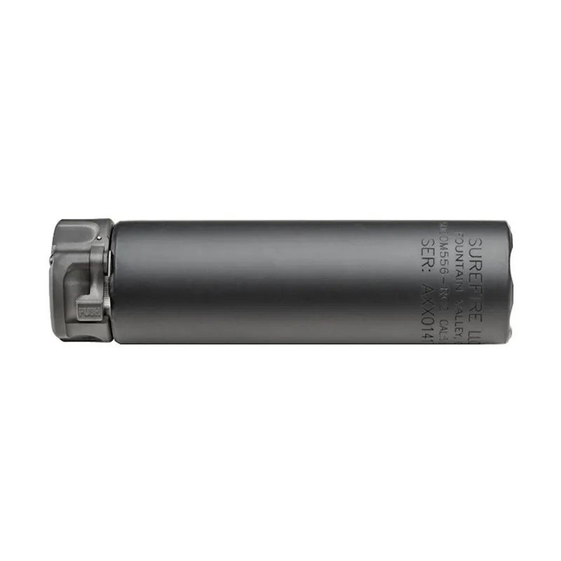 SureFire SOCOM556-RC2 Sound Suppressor 5.56x45mm NATO 6.4"x1.5" Aluminum/Stainless Steel Black SOCOM556-RC2BK