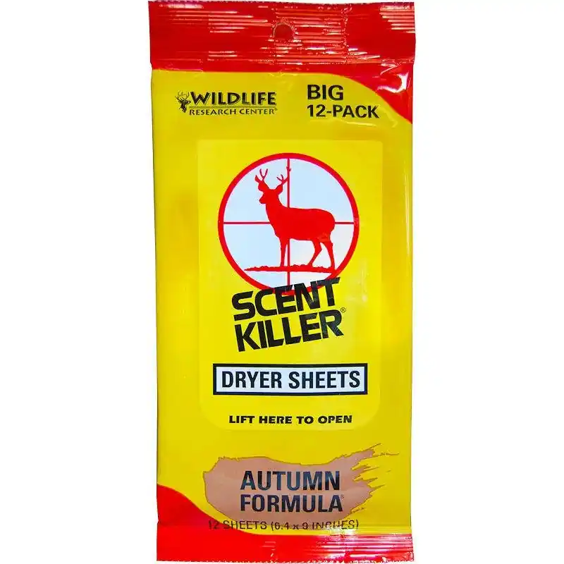Wildlife Research Center Scent Killer Autumn Formula Dryer Sheets