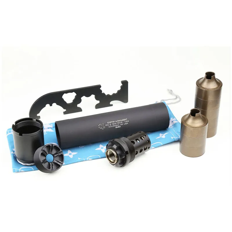 Griffin Armament Revolution 9 Suppressor 9mm Matte 7.6"