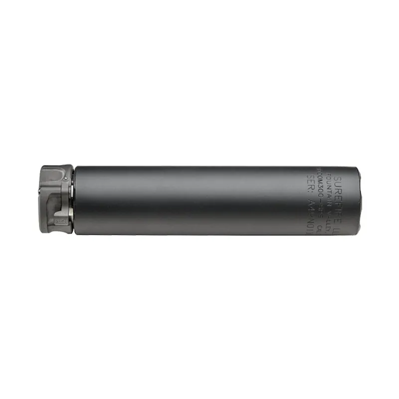 SureFire SOCOM 2 Series Fast Attach Sound Suppressor 5.56/300 Blackout/Whisper 8" Iconel/Stainless Steel Black SOCOM300-SPS-BK