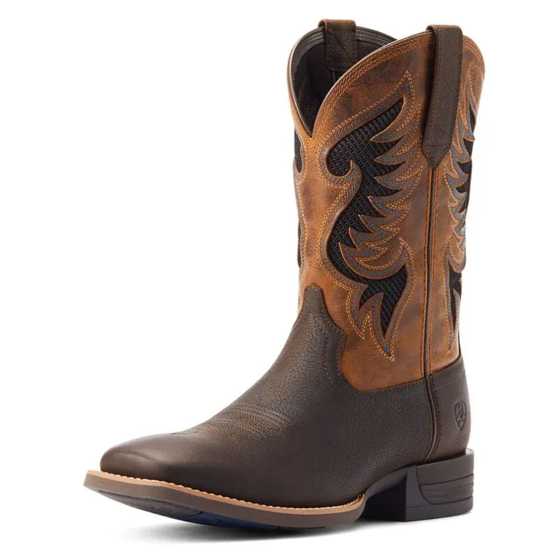 Ariat Men‘s Cowpuncher VentTEK Dark Brown Western Boots